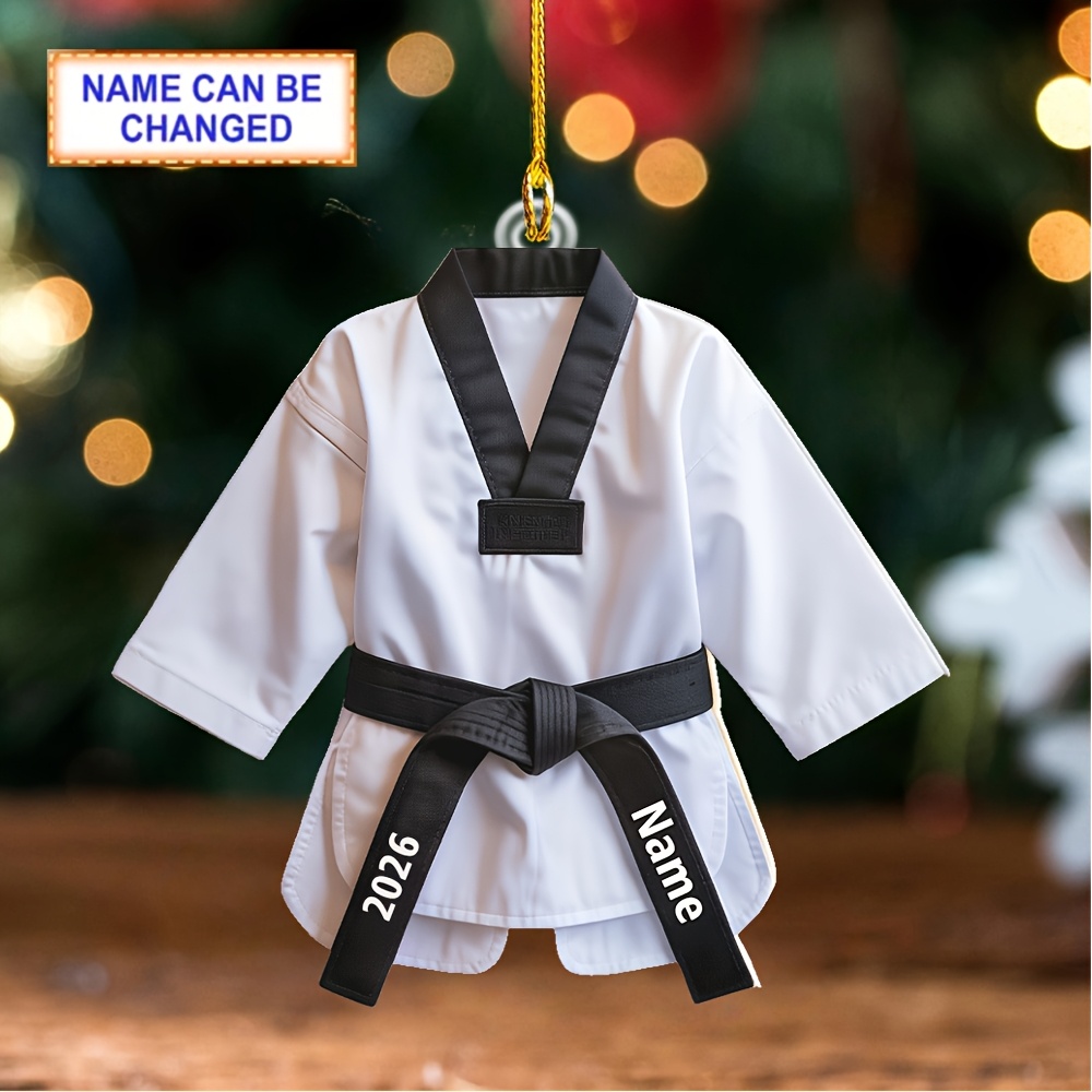 TEMU 2d Flat Custom Acrylic Pendant 2026 Name Round Shape Custom Acrylic Pendant Ornament For Home Decoration And Car Interior Gift For Martial Arts