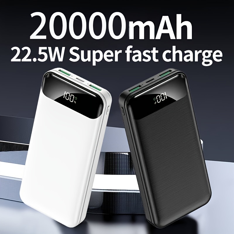20000 Mah Power Power Bank Samsung Super Fast Charger