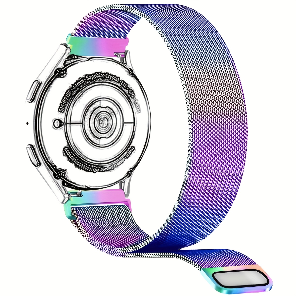 Image of 1pack Milanese Watch 4/5 Band, Mesh Loop 20mm Super Breathable & Comfortable Band, Compatible With Galaxy Watch 5/watch 5 Pro/galaxy Watch 4/ 2/ Watch 3 41mm