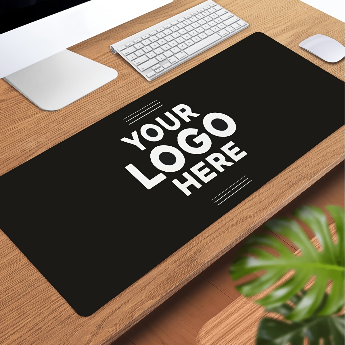 TEMU Personalized Custom Mouse Pad, Custom Large Desk Mat With Your Photo And Text, Ideal For Gaming And Office Use, Non-slip Design