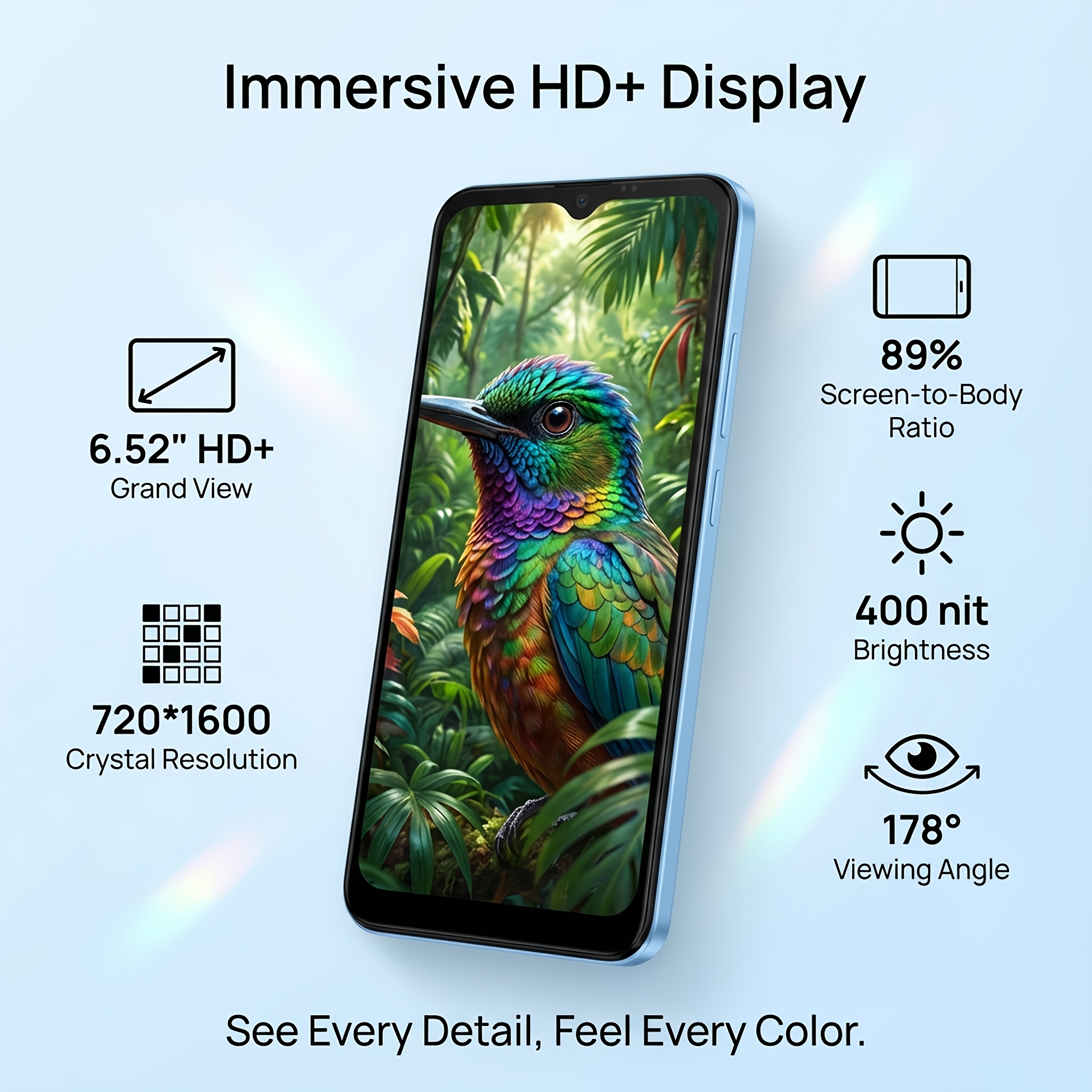 Invens-Note TK01 6.52 Inch Smartphone, 4G LTE with Octa-Core Android 12