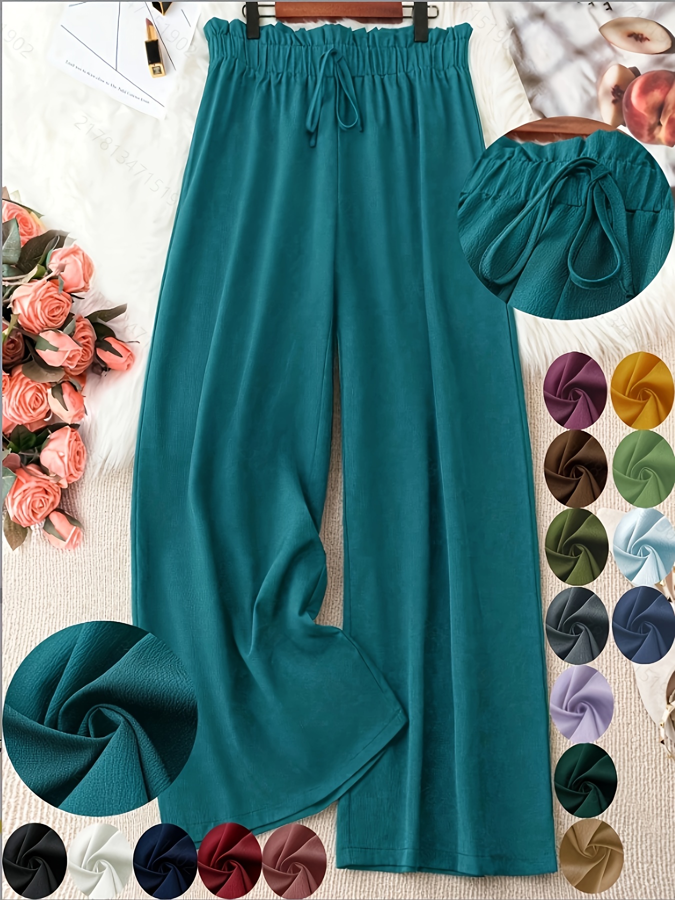 Plus Size Straight Leg Pants