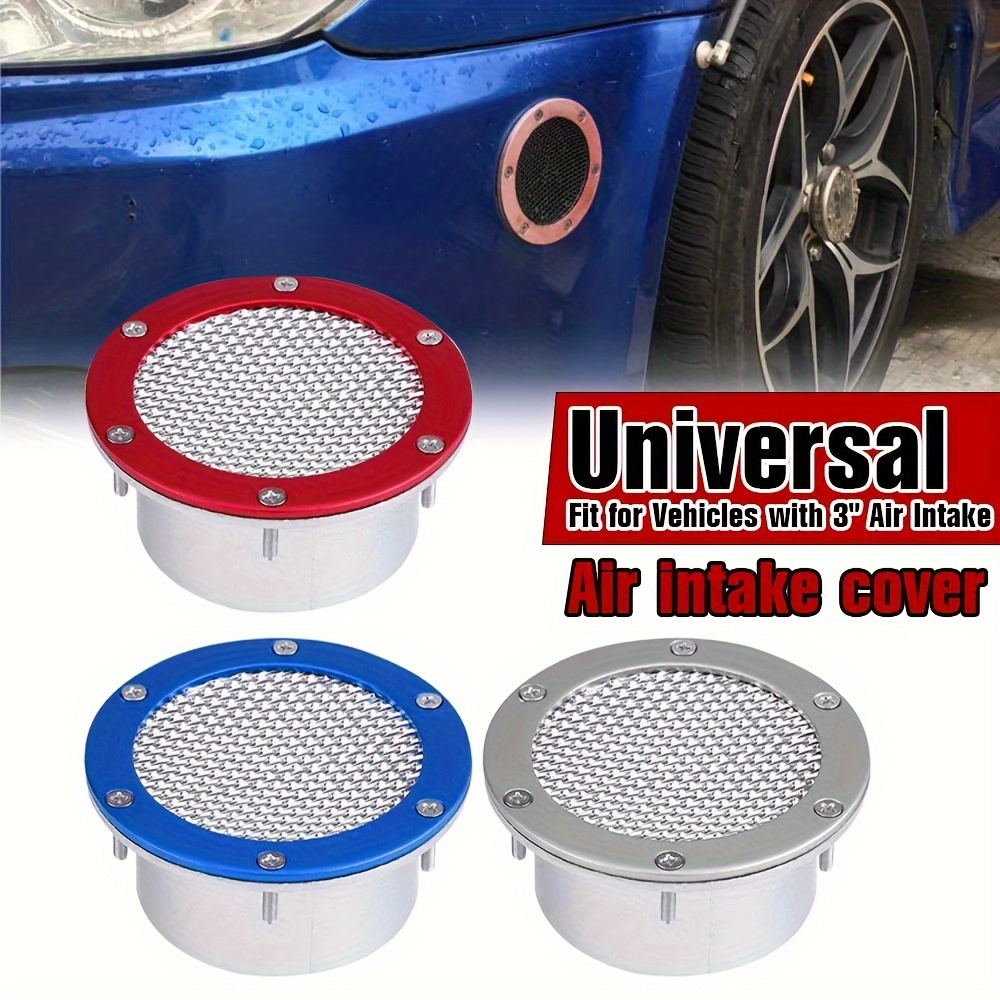 

[sleek Style] Aluminum Alloy Air Intake Cover For Vehicles With 3-air , Engine Hood , Accessory Kit, Car