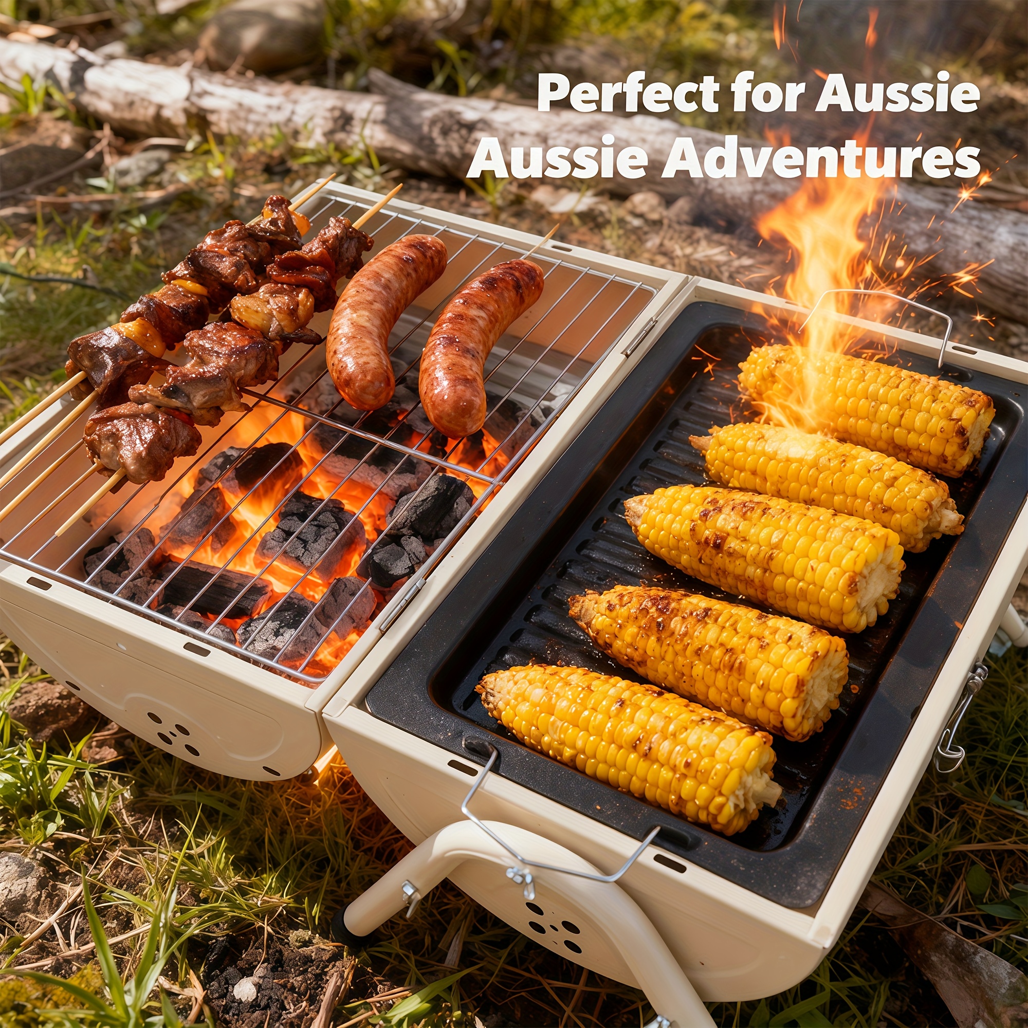 TEMU Portable Bbq Grill For Outdoor Camping