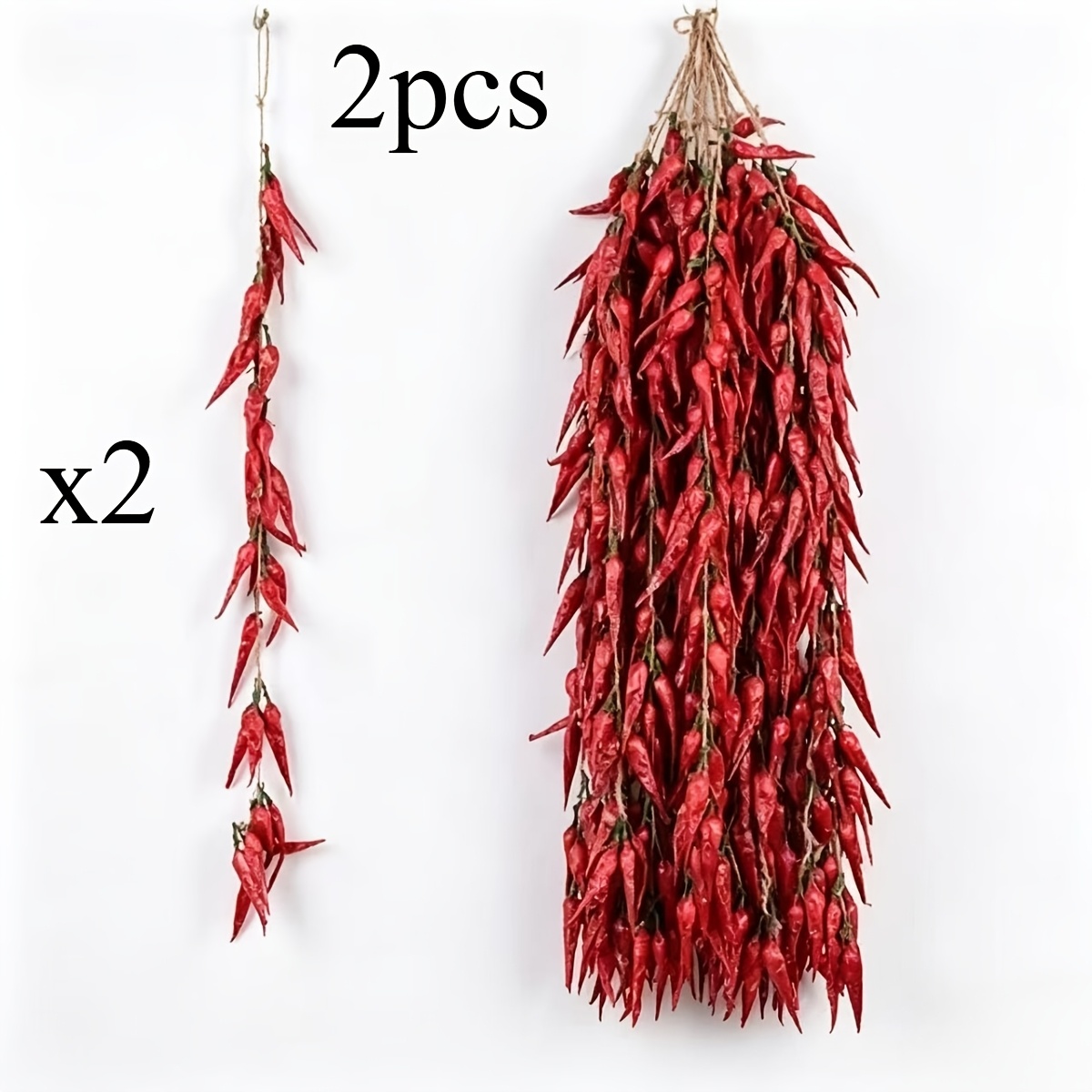 TEMU 2pcs Simulated Skewers, Folk Decoration Pendants, Theme Scenery, Simulated Vegetable Hanging Skewers