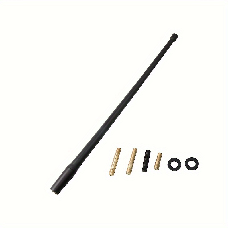 TEMU 13 Inch Flexible Rubber Car Antenna Mast Compatible With 1994-2021, 2000-2022 , Fm/ Signal Reception Amplifier With Screws Fitting