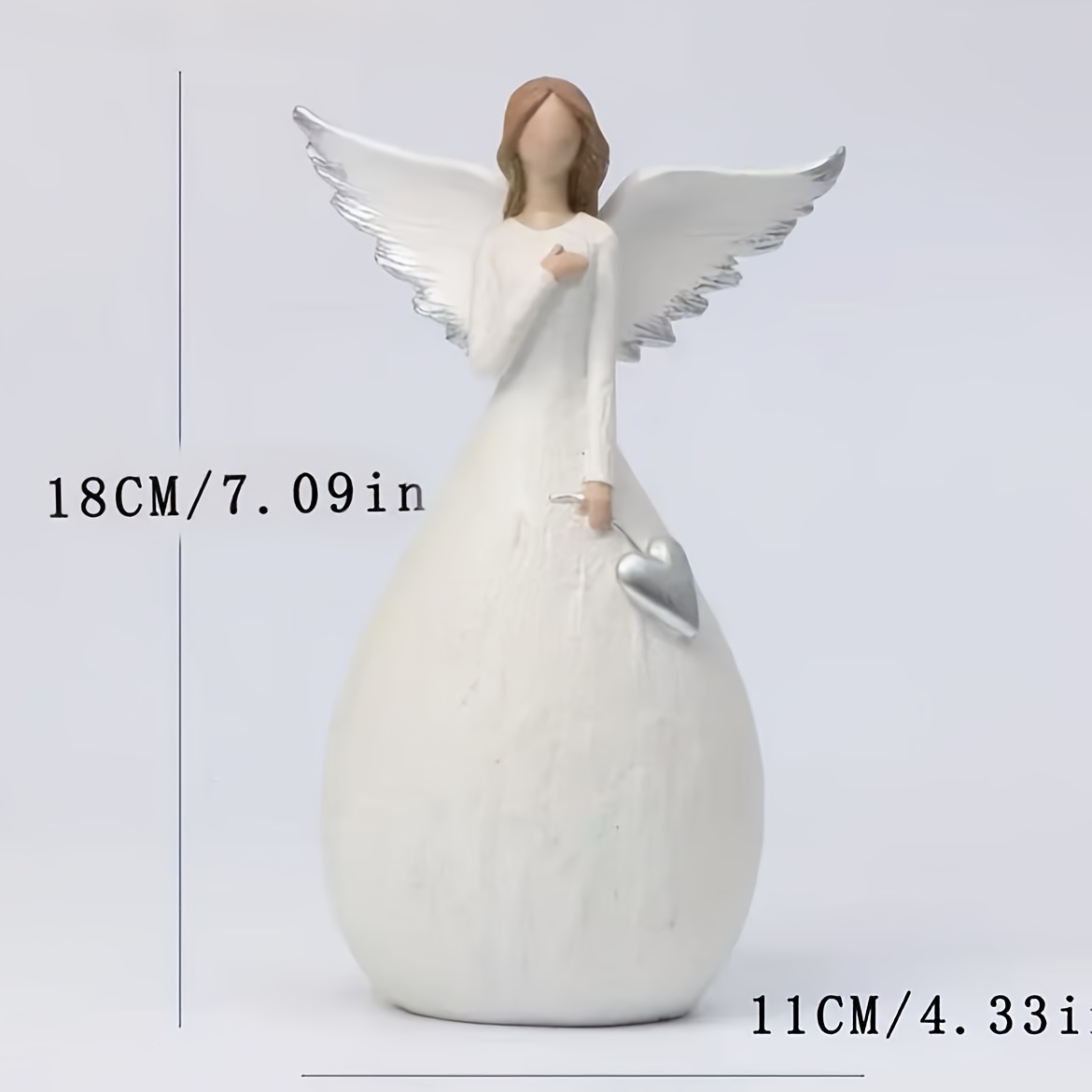 Heart Sculpture Ornament For Home Decoration, Suitable For Living Room, Bedroom, And Study; Resin Craft For Festive Decor