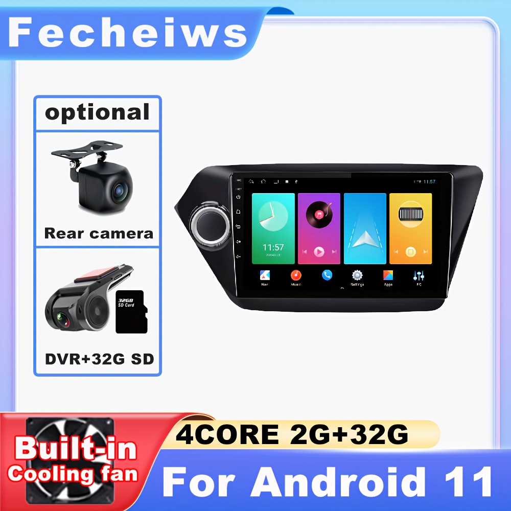 For Peugeot 207 2009-2013 2gb+32gb Hd 9''work With Android 11 Car