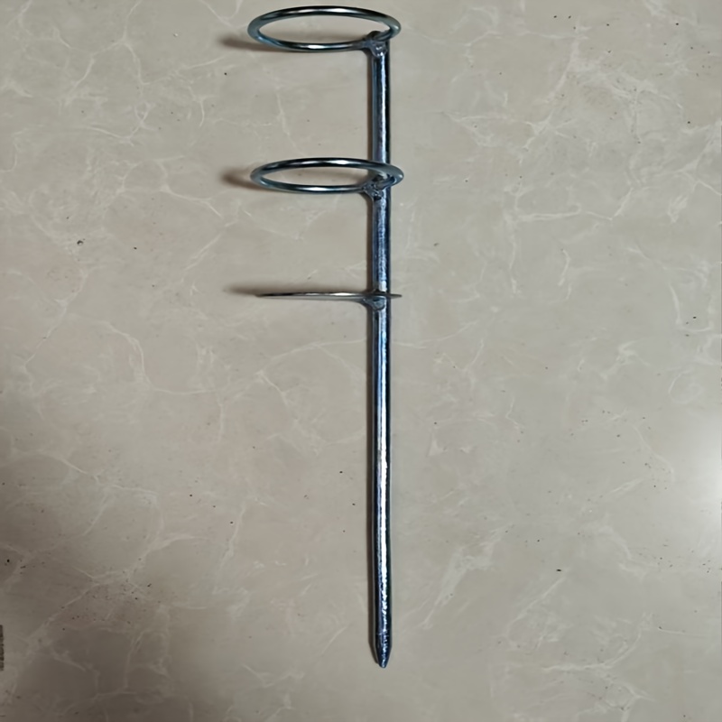 E-shop [Metall Angelrute] Robuste Metall . Blaue Eisen Angelrutenhalterung Halterung | Sichere & Stabile Angelrutenregal für Angler