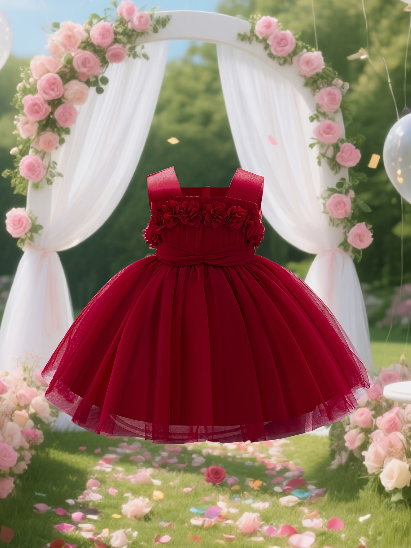 fluffy fairy dress Fairy Princess Dress Flower Girl Fluffy Princess Dress main image 1
