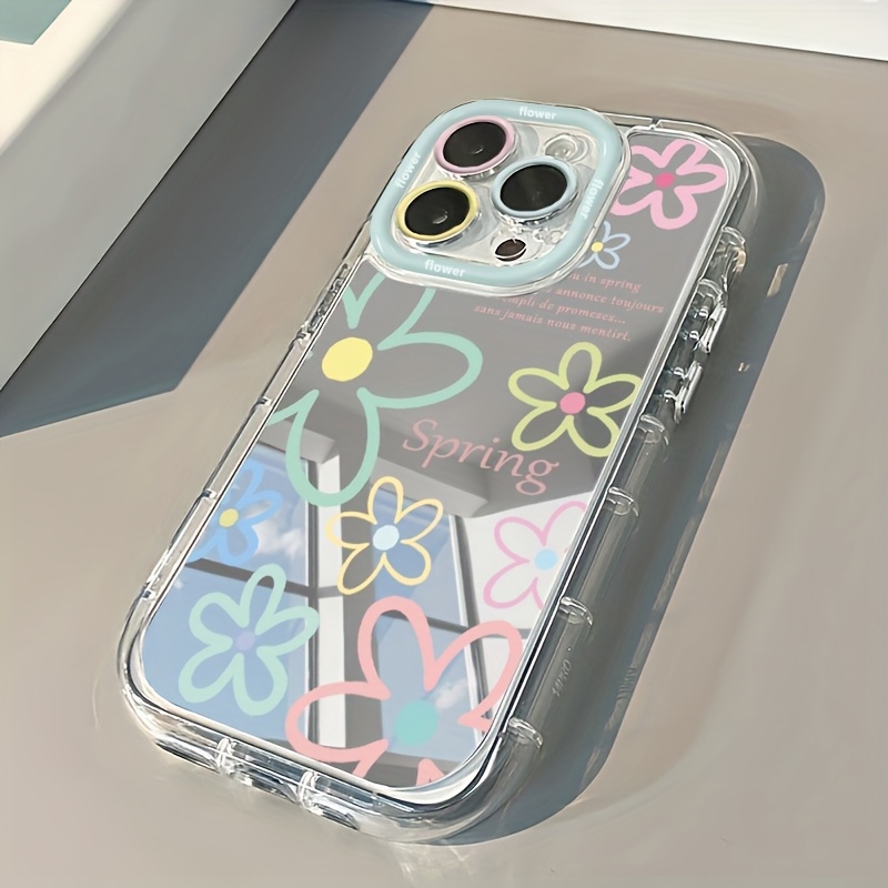 TEMU Phone Case: 1 X Dopamine Full-screen Colourful Patterned Anti-drop Protective Case For Iphone 17/17 Air/17 Pro Max/16/15/14/13/12/11 Series,