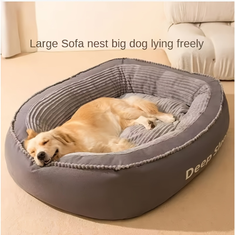 xxxl pet nest mat for medium large dogs detachable washable dog bed with plush   durable gray   easy clean indoor outdoor dog bedding extra large dog bed textured surface removable cover   home   materials   households Product details 9