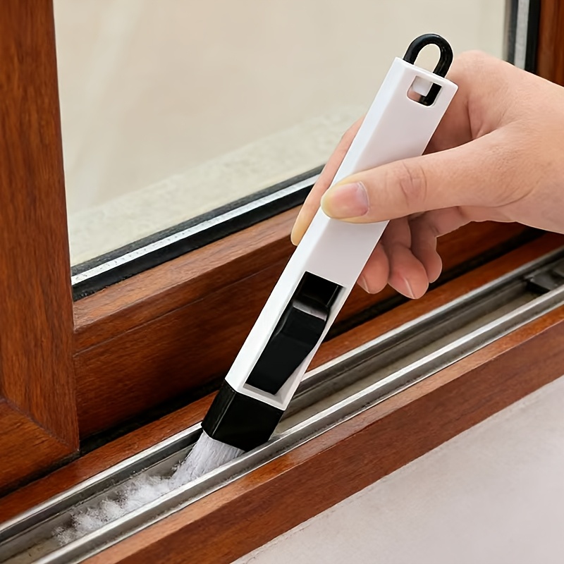 2pcs   brush window   brush with dustpan   brush air conditioner   cleaning brush kitchen cleaning tool brush cleaning brush for sliding door tracks and window  