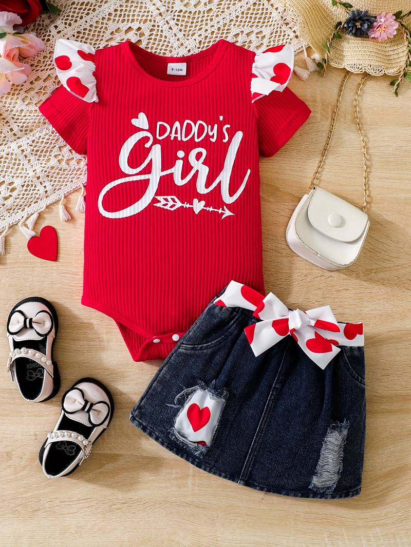 Tenue Bébé Unisexe Printemps-été - T-shirt Manches Courtes + Short Imprimé, Tissu Doux Et Respirant