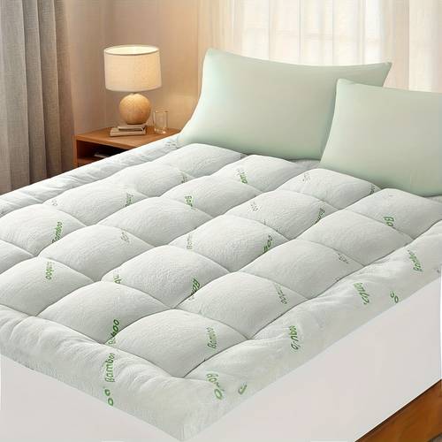 cooling mattress topper extra thick washable soft mattress pad bed mattress topper with 8 21 deep pocket