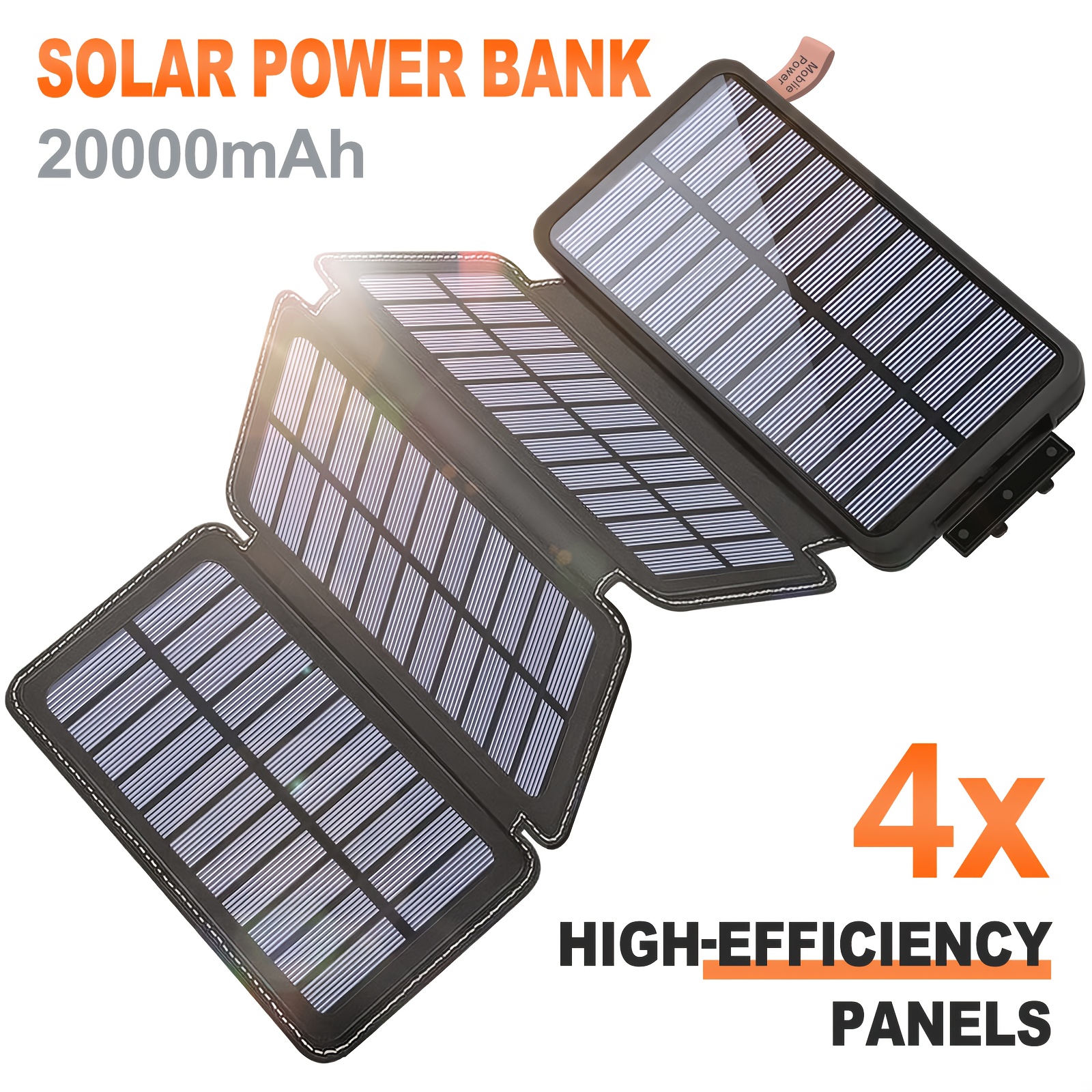 pealiker solar power bank 10000mah