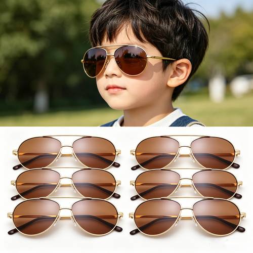 pack of 6 sunglasses for girls boys party favors with eyewear case ideal for summer with protection classroom prizes birthday party supplies school prize gifts