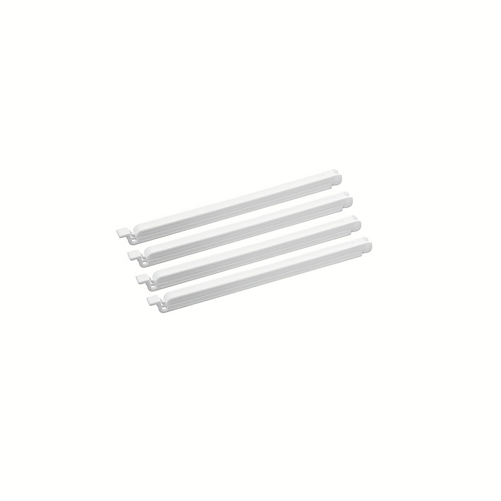 Image of Food Sealing Clips - Small Plastic Bag Clips For Snack Bags, Food Preservation, And Freshness - Durable Sealing Clips In 2 Sizes (7.5in, 5.5in) For Keeping