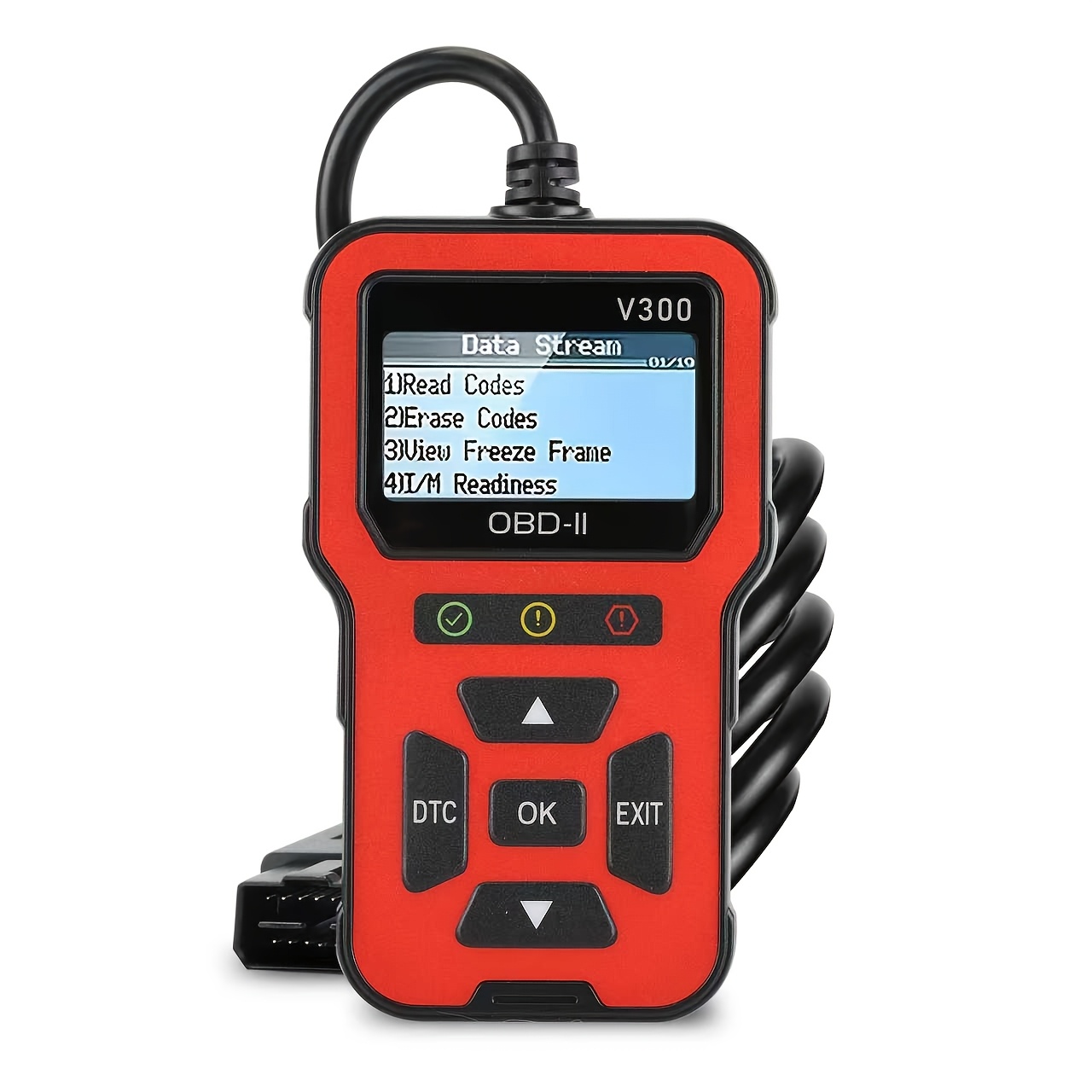 TEMU Scanner amélioré 2026, données en , outil de lecture de codes de diagnostic OBDII pour mécanicien professionnel, utilisé pour vérifier les de