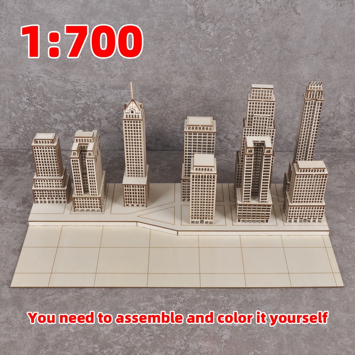 Static Scale Model Kit of Naval Base