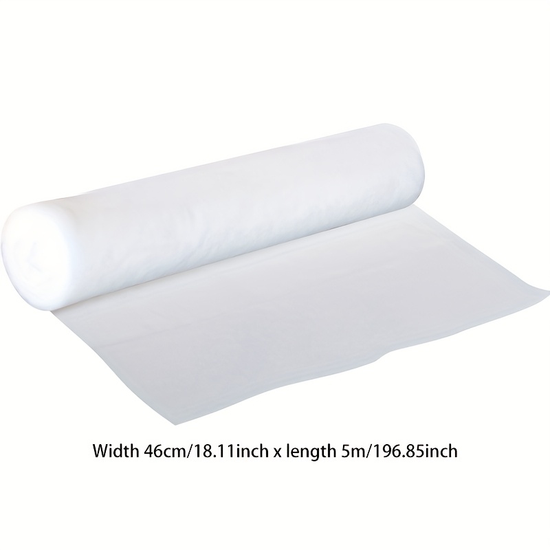 TEMU 1 Roll, 18.11*196.85in Range Hood Grease Cover, Range Hood Filter Screen, High-temperature Resistant Kitchen Fireproof Filter Membrane Non-woven