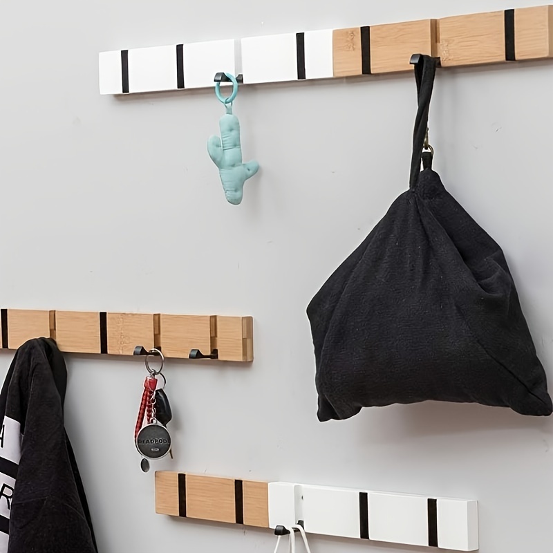 Wall Mounted Wooden Coat Hooks – Space Saving For Home