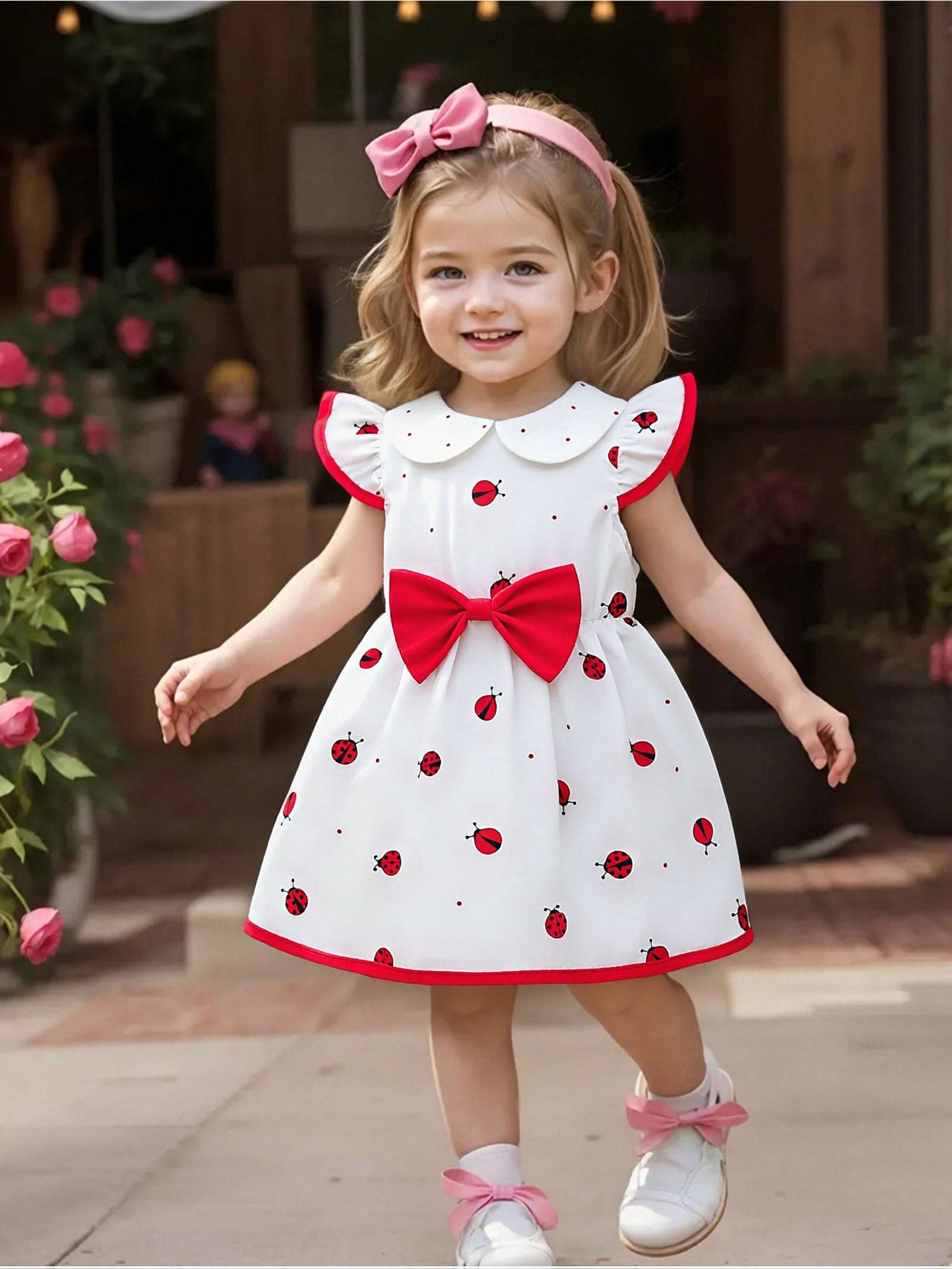 open lace back dress Amazon.com: Dressy Daisy Ladybug Costumes Red and Black Polka Dot Fancy  Dress for Toddler Girls Halloween Birthday Party Outfits Summer Casual Wear  Size 3T 4T Red 289 : Clothing, Shoes & Jewelry