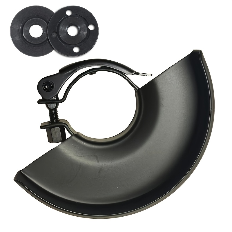 TEMU 3 piezas - Protector de rectificado de metal y juego de placa de presión de metal, diámetro exterior 125 mm, diámetro interior 42 mm, protector
