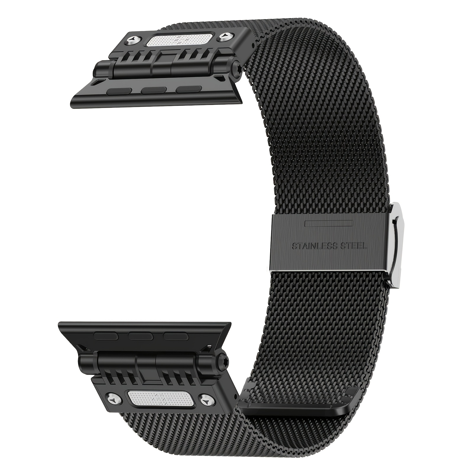 Image of Upgrade Men's Milanese Loop Band Compatible With For Watch Band Series 12/11/10-46mm /3/2/1 49mm/45mm/44mm/42mm For Iwatch Series Se2 6 5 4 3 2 1 Wearable Additions Gift