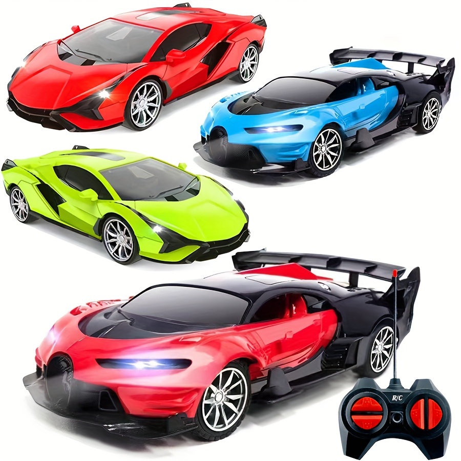 

Four-channel Rc Car Toy, Simulation Model With Led Car Lights Extreme Speed Drift Rc Car Toy, Birthday Gift Christmas Simulation Model Rc Car Left To Right Forward And Backward Function