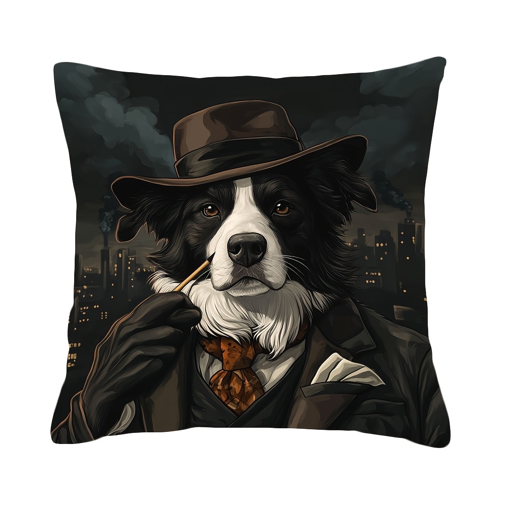 

1pc 18x18 Inch Super Soft Short Plush Throw Pillow Cover - " Like A " Double-sided Print, Contemporary Style, Machine Washable, Zip Closure, Home Decor For Room Types (no Pillow ), Decorative Pillows