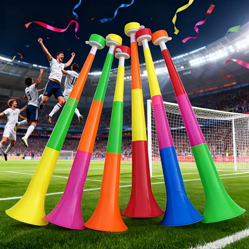4pcs set of retractable multi section plastic cheer megaphones multi size and multi durable nozzle and portable football game cheer shouting artifact random color
