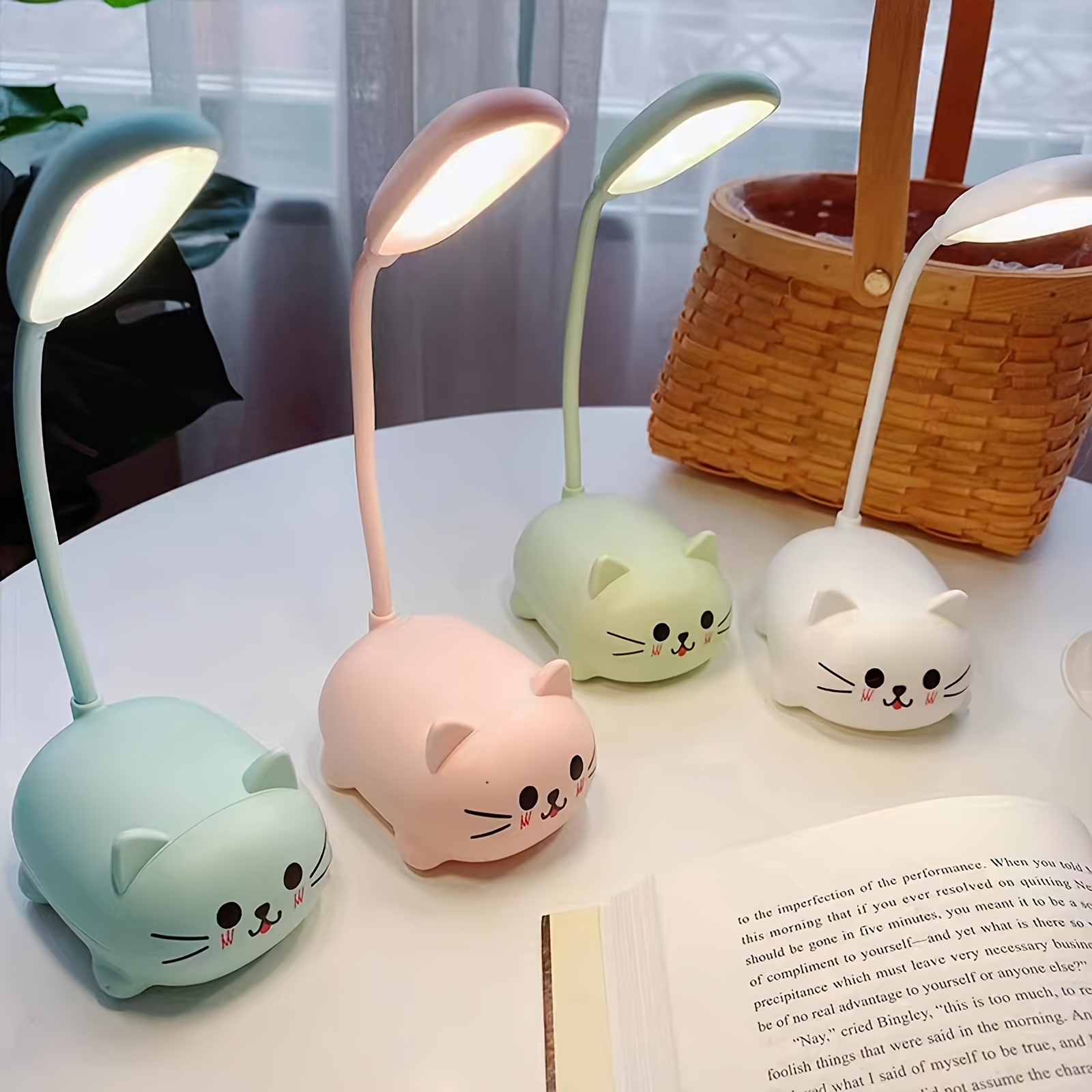 

Led Night Light Lamp, Table Lamp, Portable Led Night Light, Cute Desk Lamp, Foldable Usb Rechargeable Reading Light For Bedroom