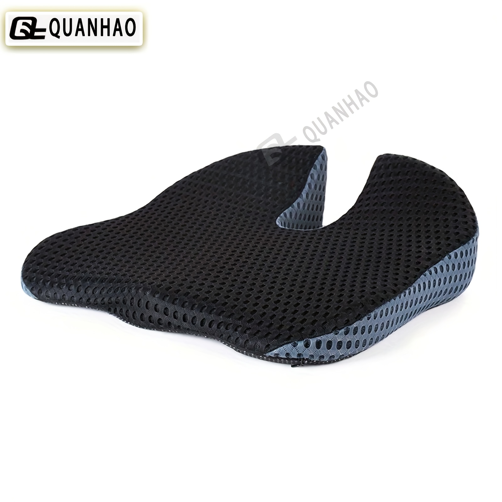 Image of New 4-season Universal Memory Foam Car Seat Cushion: Slow Rebound Pressure Relief, Body-fitting, Care, , Light Luxury Texture