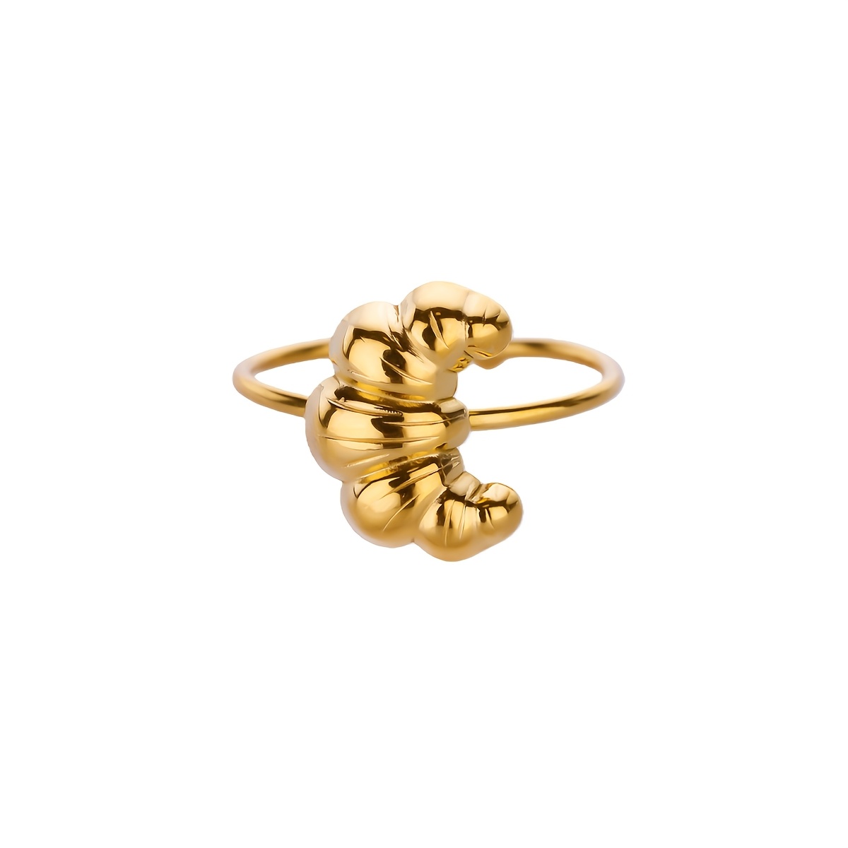 Image of 1 Stainless Steel Croissant-shaped , Small, Delicate And Elegant Jewelry, Suitable Chef Matching, Holiday Gifts
