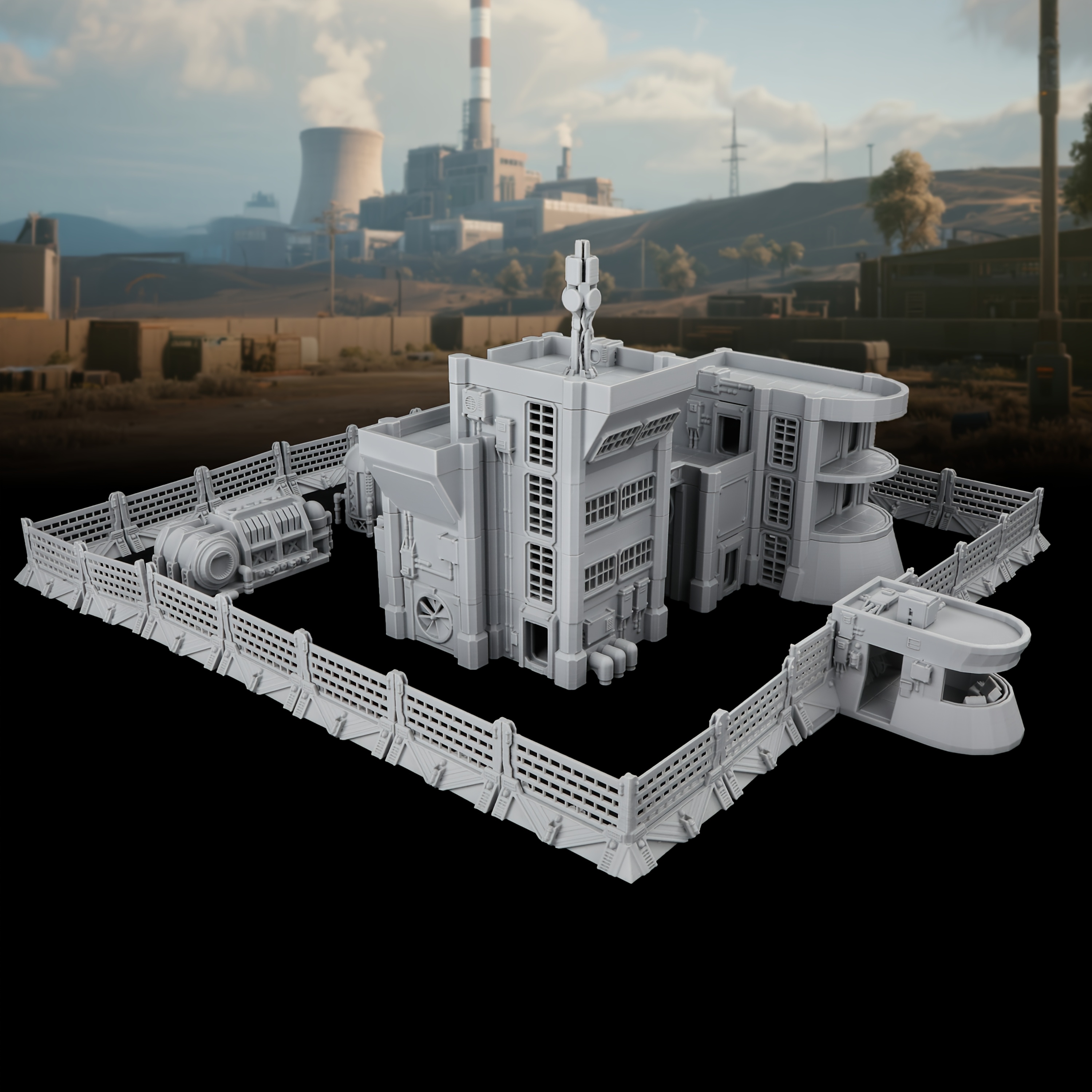 39pcs RPG Terrain Set Miniature Terrain Set