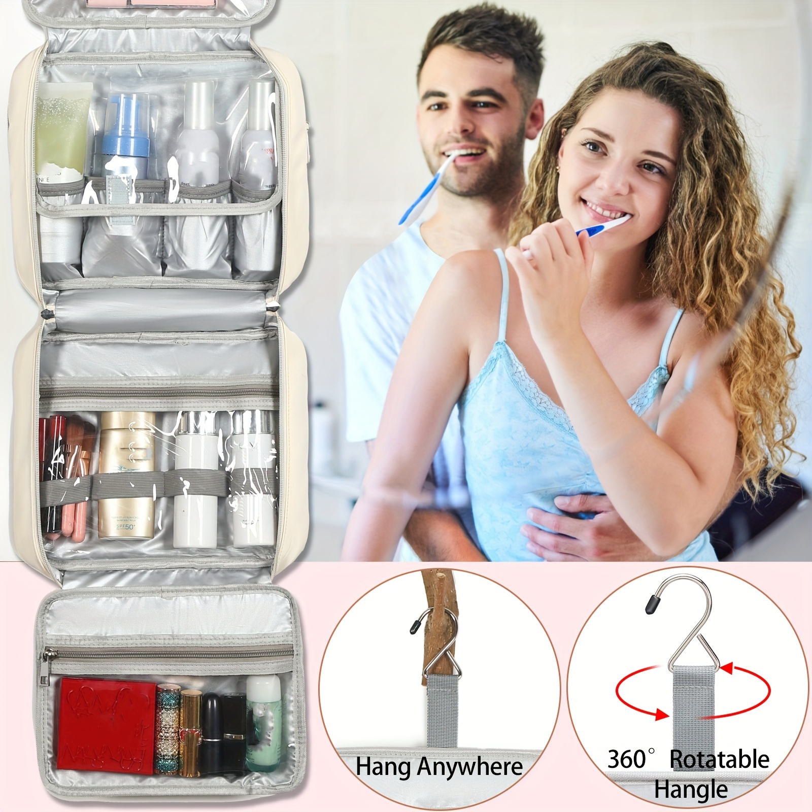 Bathroom Toiletry Organizer Best Hanging Travel Toiletry Bag