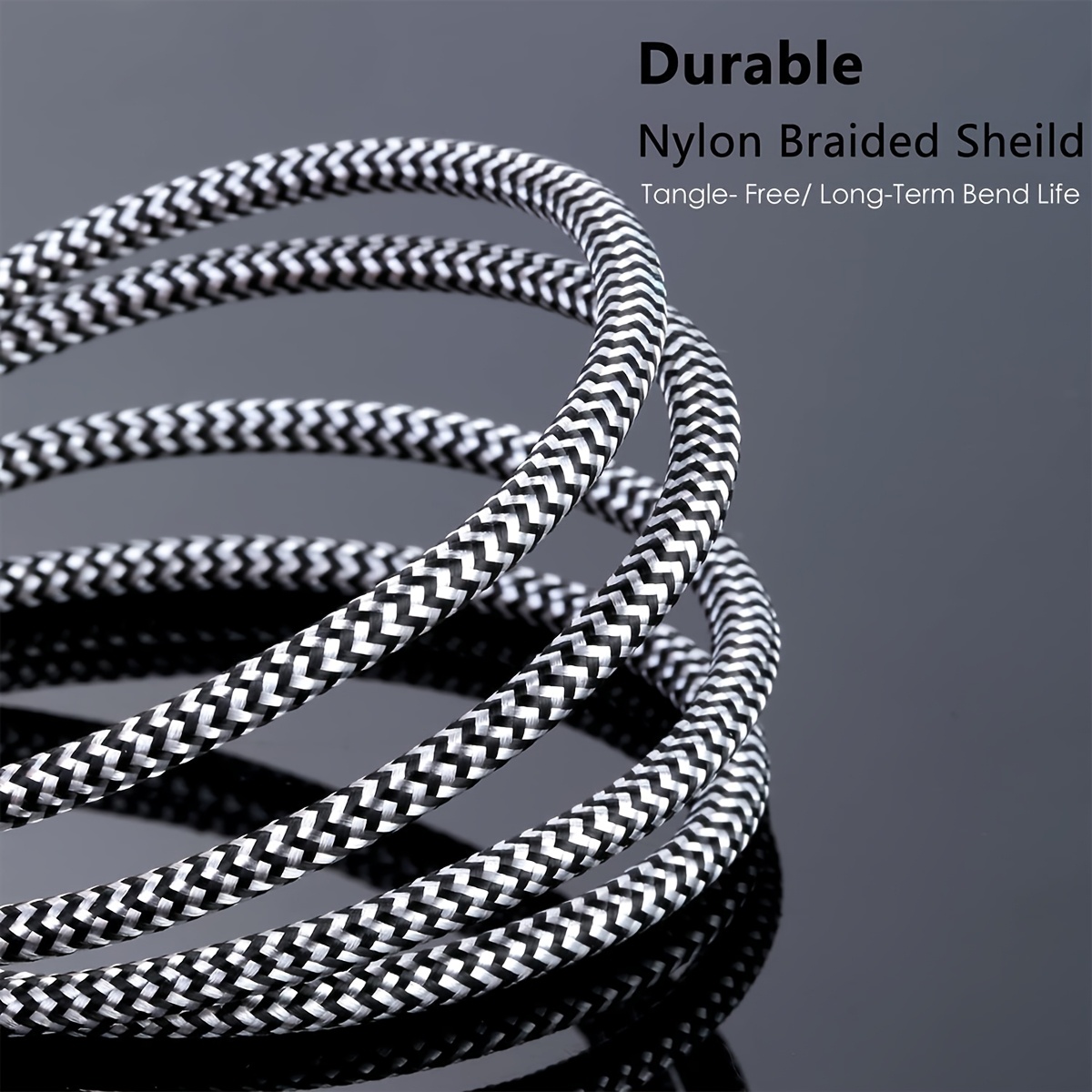 usb c to 3 5mm aux cord for iphone 16 15 pro max nylon braided audio cable for car stereo headphones speakers type c aux adapter compatible with ipad galaxy s24 s23 pixel more easter gifts Product details 3