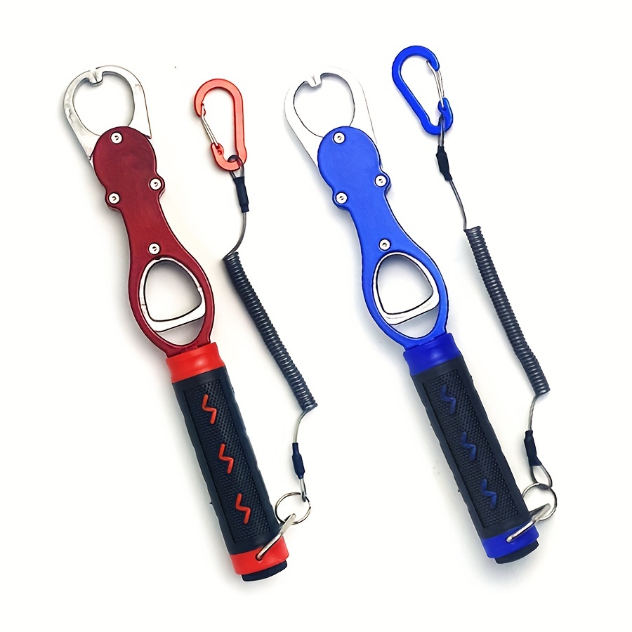 

1pc Aluminum Alloy Fish Gripper With Scale, Portable Fishing Pliers