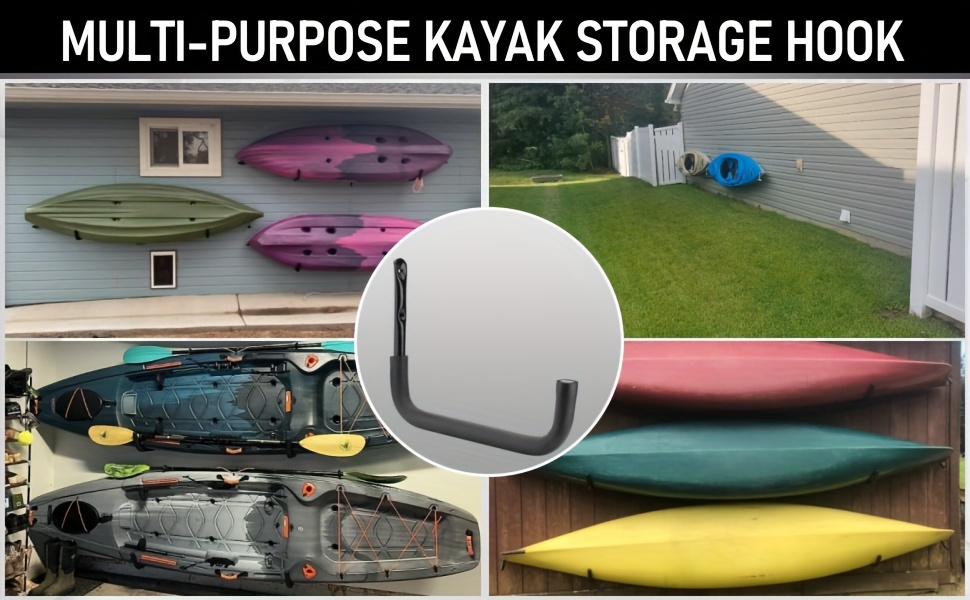 Kayak Storage Hooks Canoe Wall Mount Hanger Heavy Duty - Temu