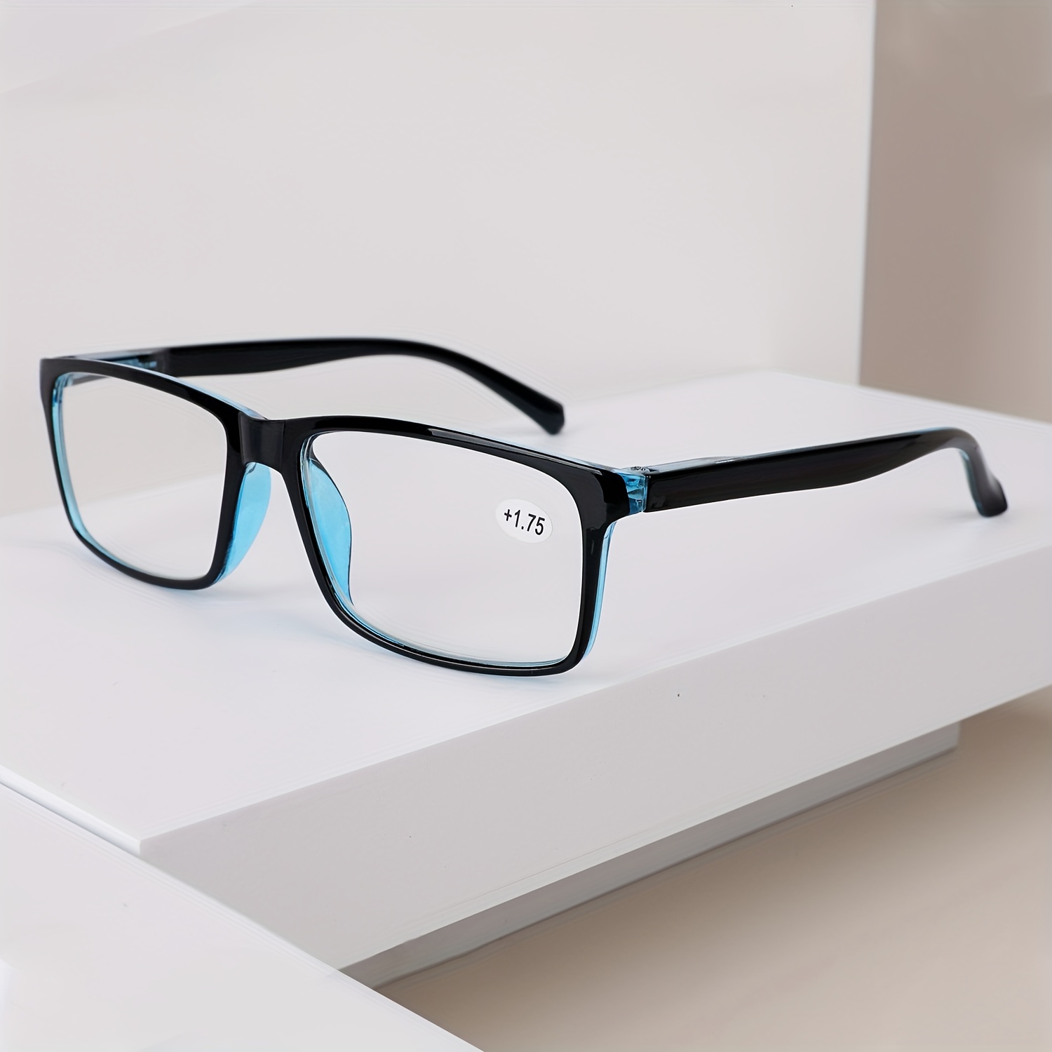 Set of 2 Both Men And Women, Featuring Spring Hinges, Suitable for, in Black And Red, Designed for Presbyopia., Christmas Gifts