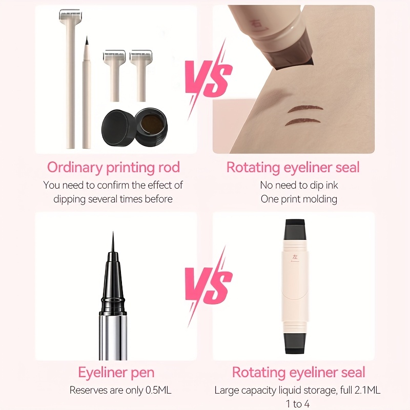 rotating eyeliner   long lasting waterproof sweat proof   application for beginners quick eye makeup ideal gift   options daily use beginner friendly makeup tool   durable makeup tool Product details 4
