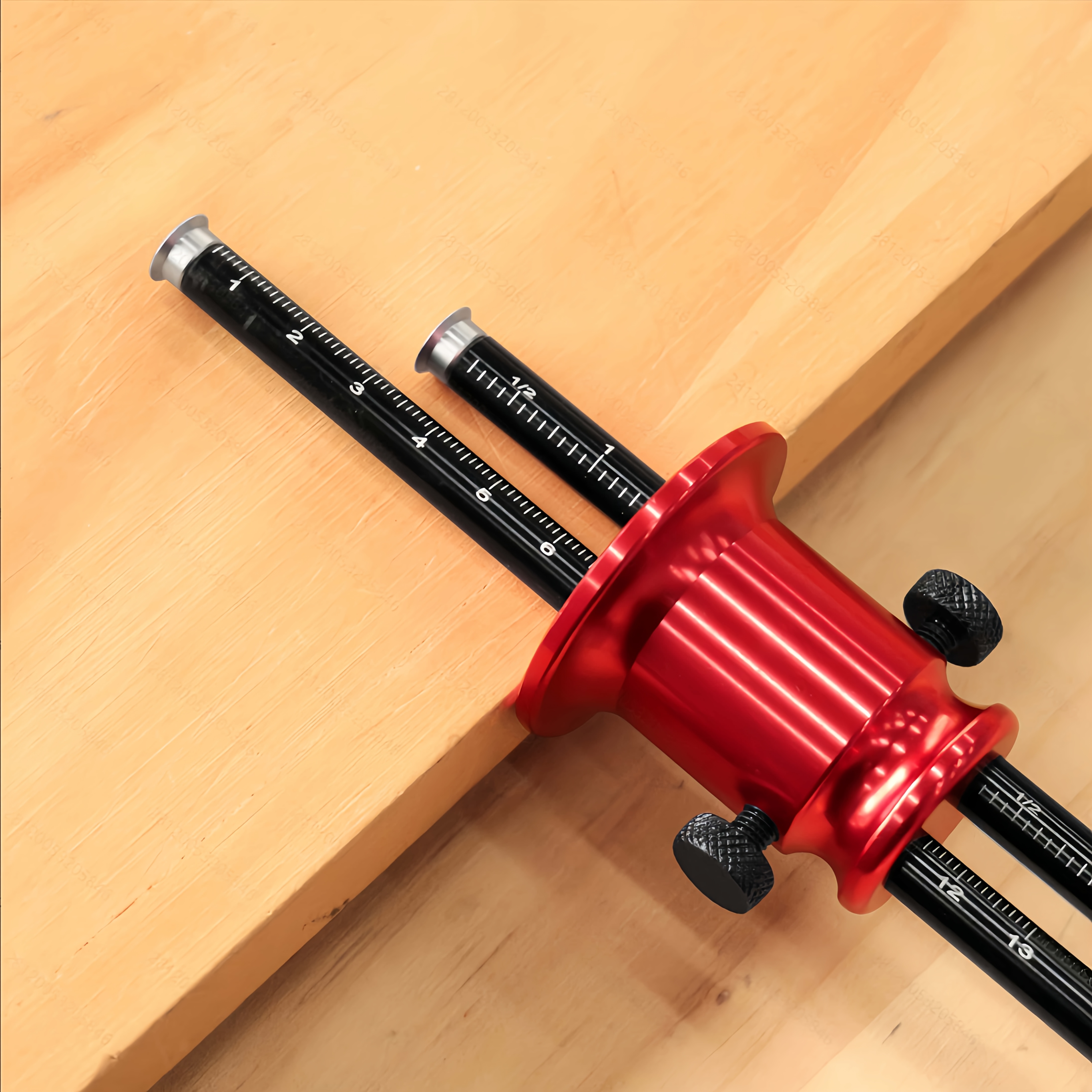 TEMU Aluminum Alloy Wheel Marking With Inch/millimeter Grade Metal Woodworking Mortise Parallel Marking, Precision Marking Tool - Compatible With