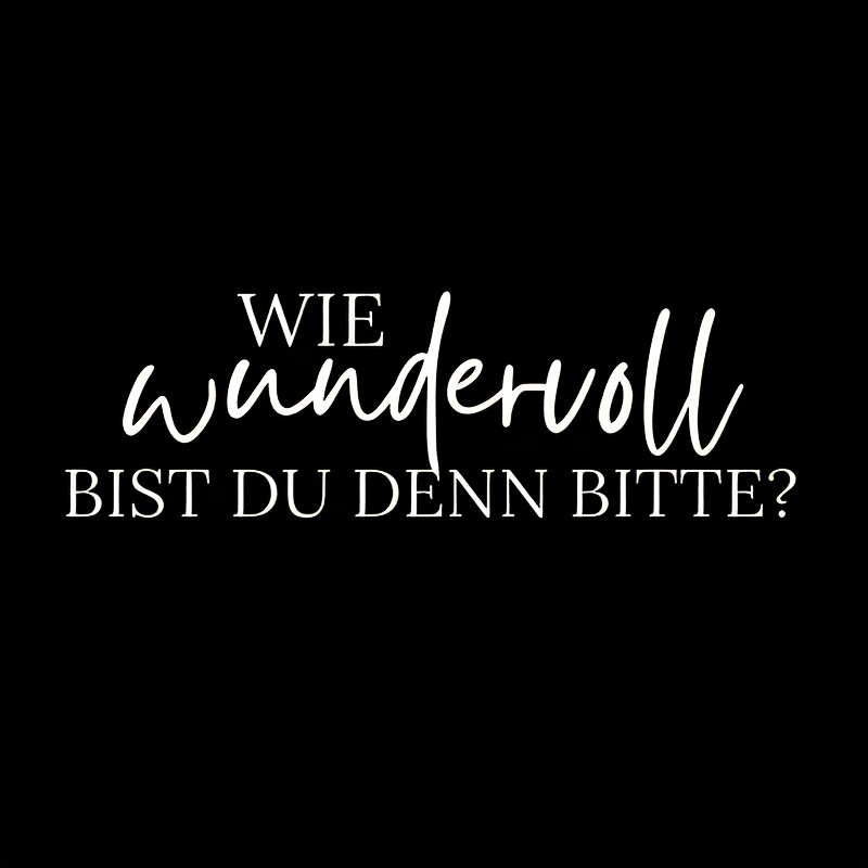 "how Wonderful Are You?", Mirror Decoration Sticker, Car Sticker, Car Window Decoration, Vinyl Decal
