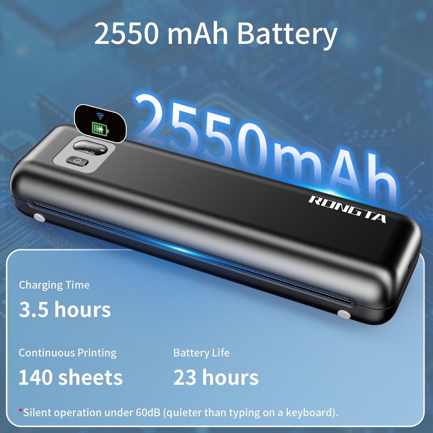   f82a wireless a4   inkless compatible with phone   laptop for home office and travel use   1 roll of paper Product details 3
