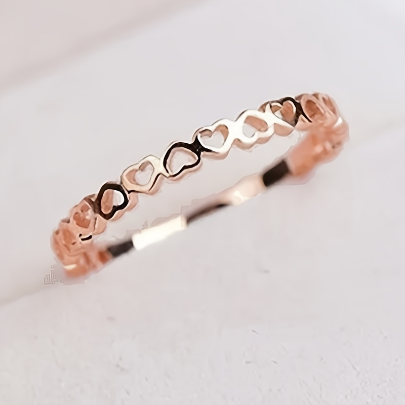 Golden Plated Heart Ring for Her