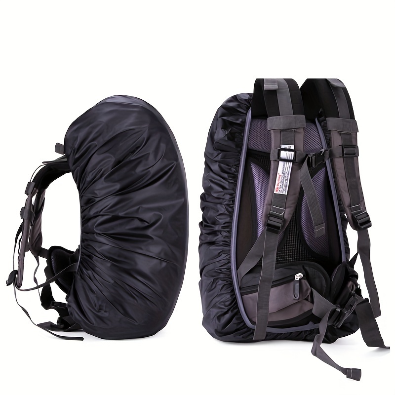 1pc mochila   para lluvia, protector de bolsa impermeable con correa   antideslizante ajustable, accesorio de viaje para senderismo/camping  ,   antipolvo   1