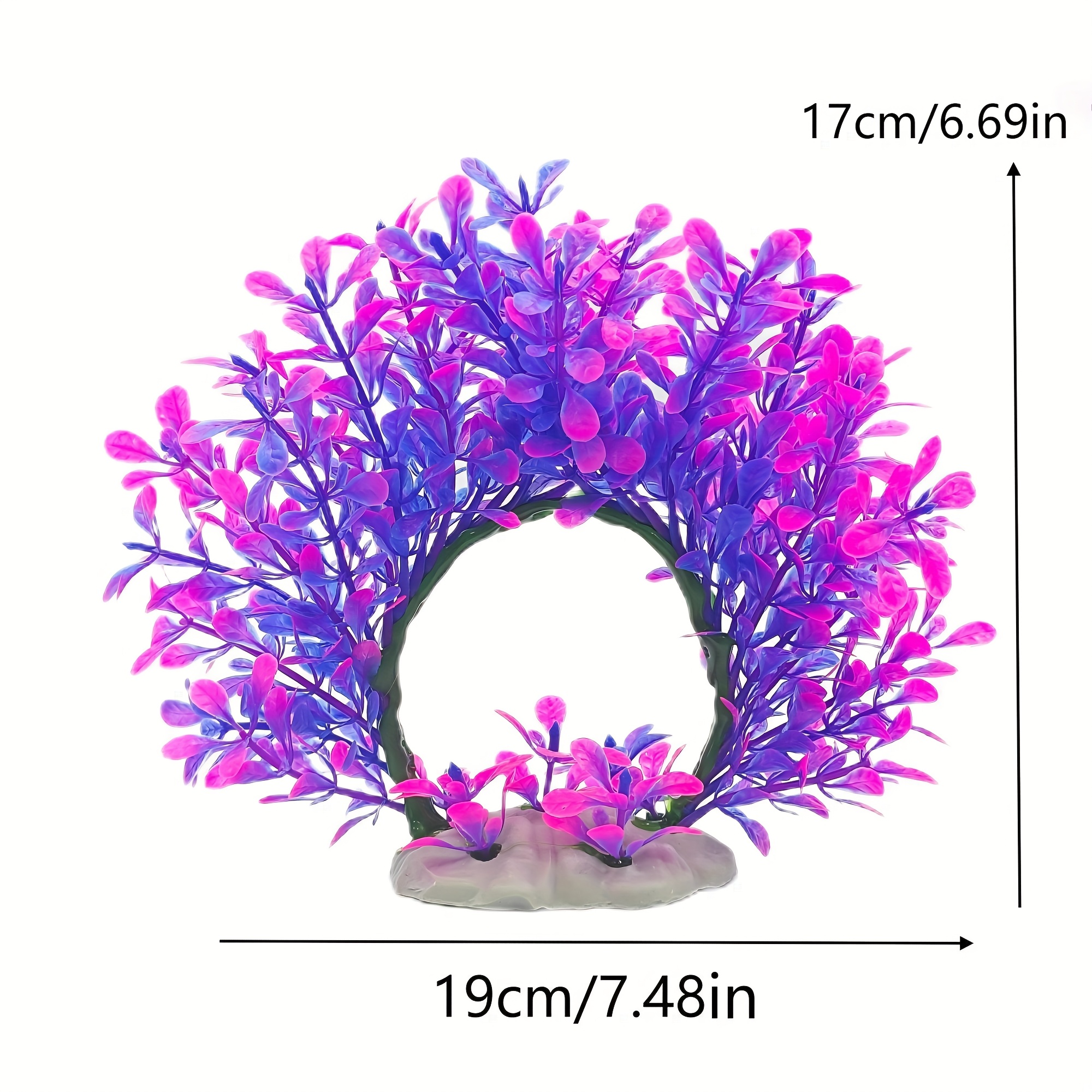 Image of Aquatic Simulation Aquatic Plants, Artificial Simulation Wreath, Reptile Decorations.