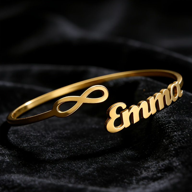 Custom New Personalized Fashionable Minimalist Infinity Loop DIY Bracelet