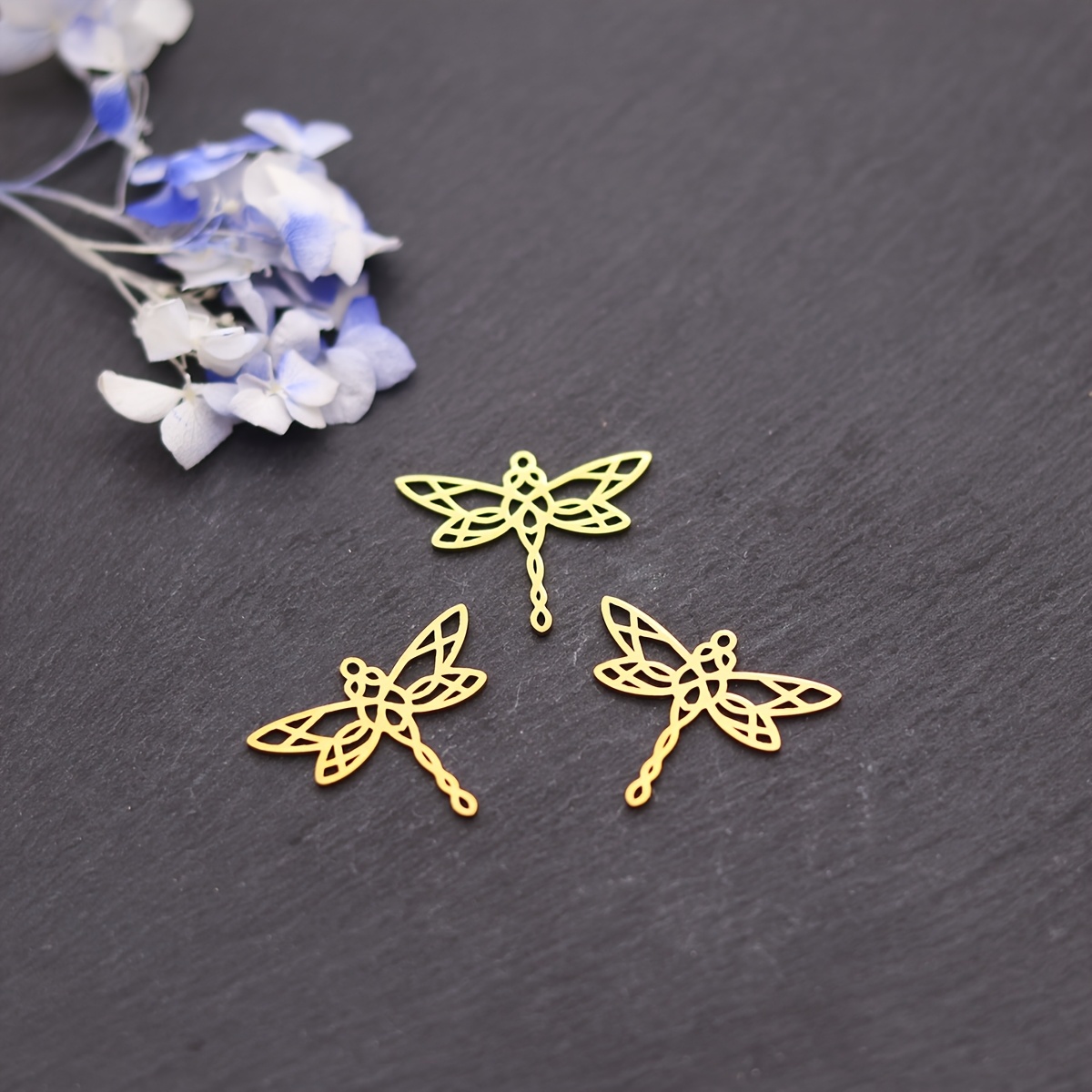 TEMU 3 piezas de acero inoxidable, colgantes de de para hacer joyas, pulseras, collares, aretes, suministros y adiciones